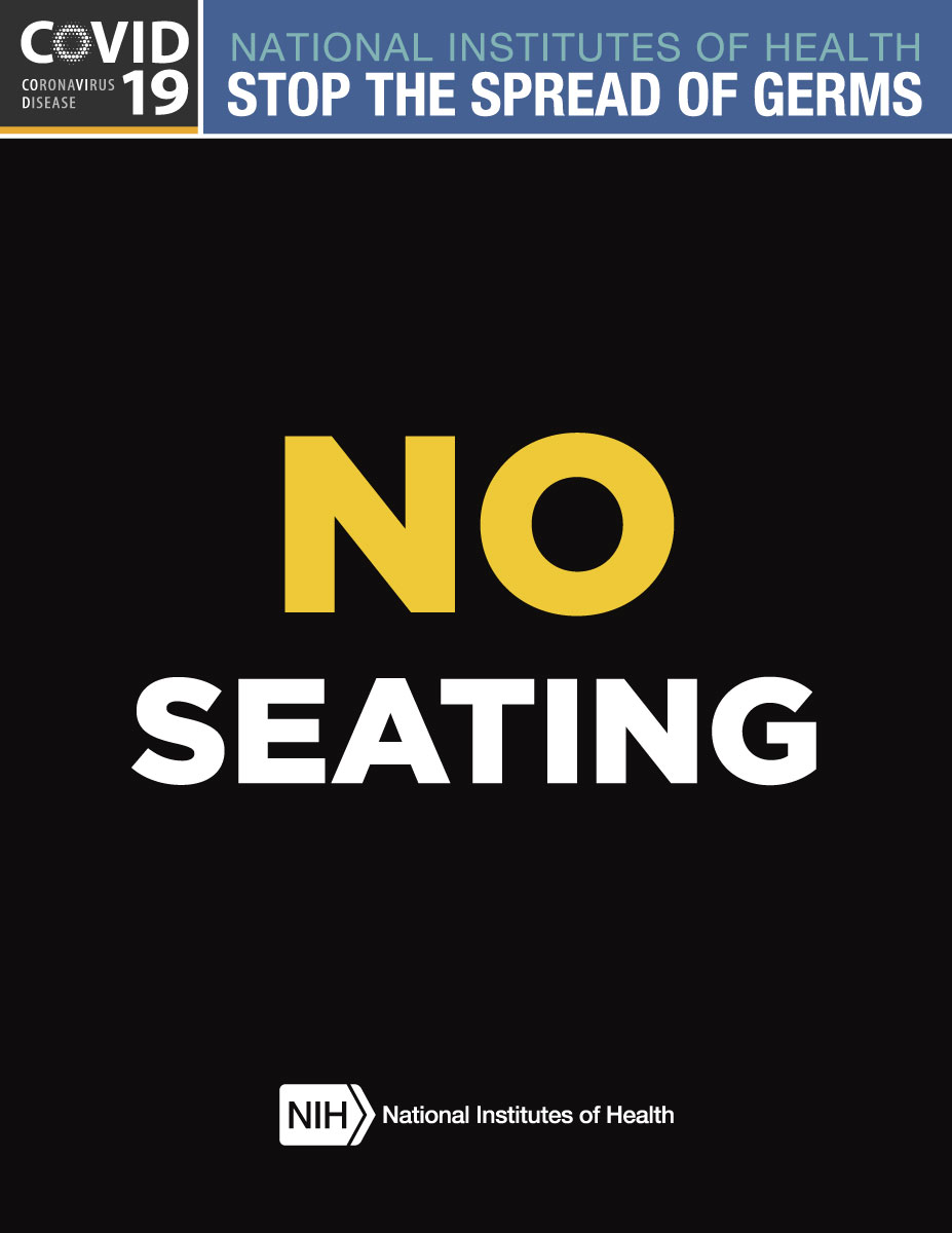 No Seating Poster